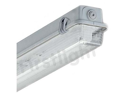 Zalux PEM-258 K 2x58W IP65 IC stootvaste acryl kap
