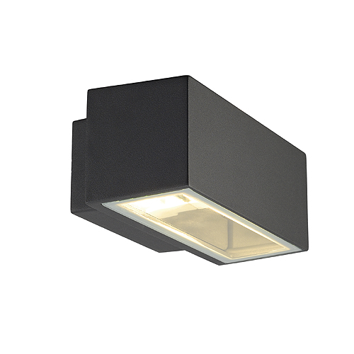 SLV 232485 Box R7s 78mm 80W wand opbouwarmatuur IP44 antraciet