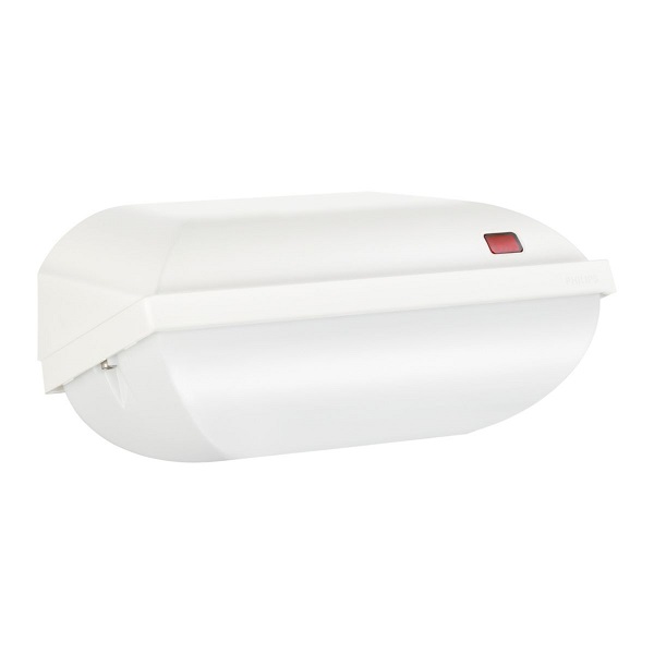 Philips BWC120 II LED 18W 830 IP54 beveiligingsarmatuur wit met schemerschakelaar
