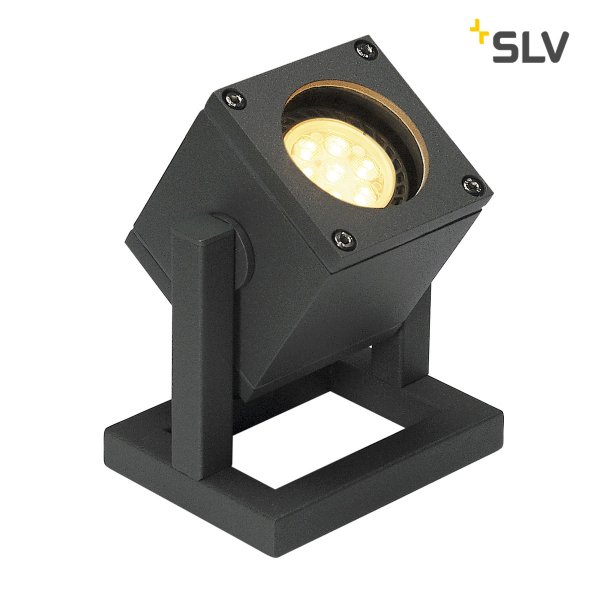 SLV 132835 Cubix 1 GU10 max. 25W IP44 antraciet