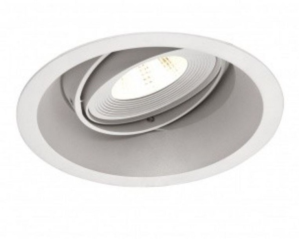 Wink 210 LED inbouwarmatuur draai- en kantelbaar 4000lm 3000K kleur 930 34° grijs
