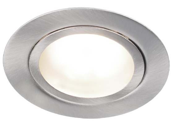 Cabinetspot LED Accent 3,15W meubelspot 830 3000K 350mA alu geborsteld
