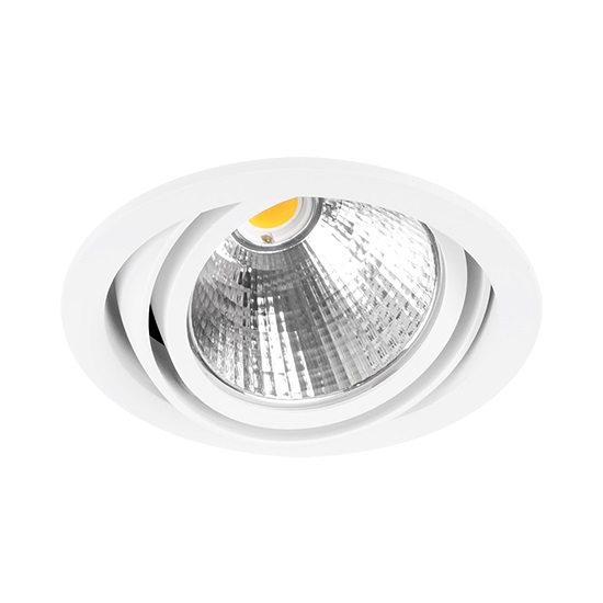 Kardan Exo LED  inbouwspot draai- en kantelbaar Tridonic Gold+ 24W 2400K 2108lm 36° wit