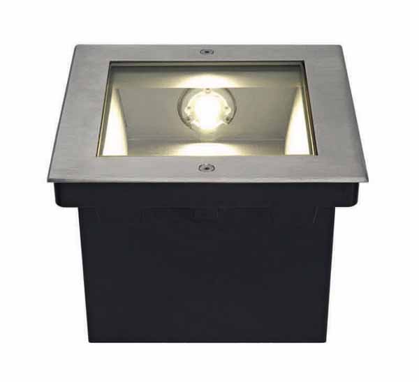 SLV 229383 Dasar LED Square edelstaal 34W LED 3000K asymm.