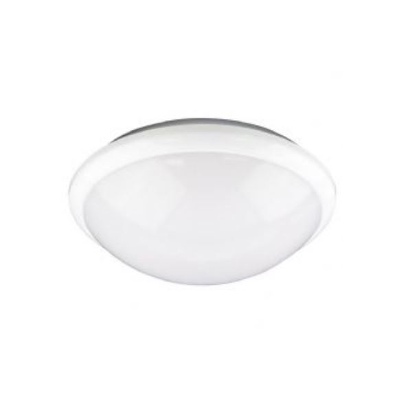 Nova LED Sensor opbouwarmatuur 16W 830 3000K IP44 wit met opaalkap en radar bewegingsmelder