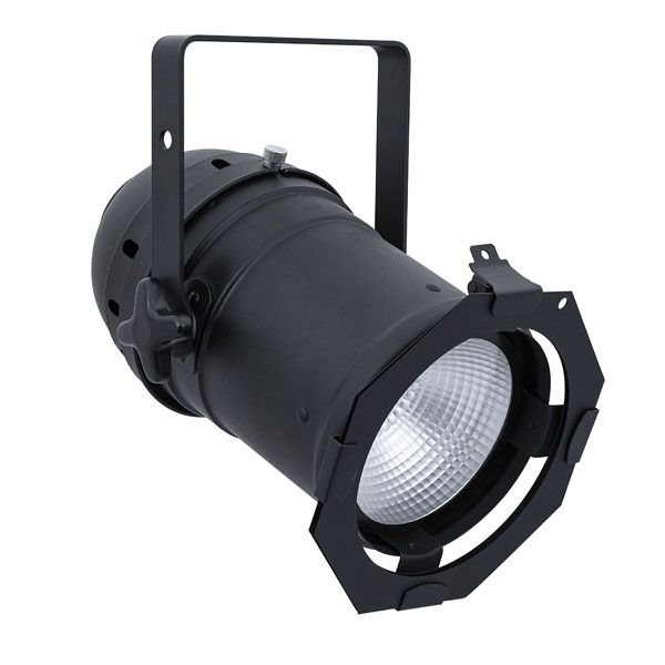 Showtec 43315 PAR56 LED spot 39,4W 3000K-1800K  930-918 dim to warm 60° zwart snoer 50cm + stekker met filterframe