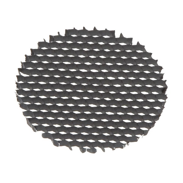 Honingraatlouvre voor Pinta en Tubo LED short zwart