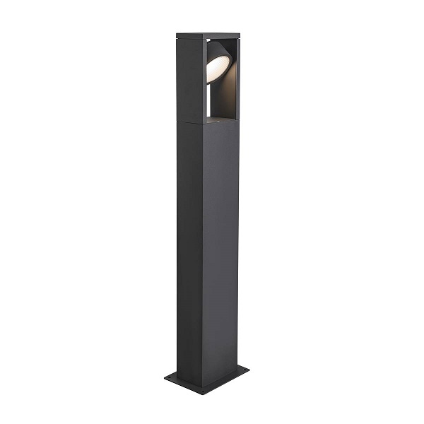 SLV 1004750 Eskina Frame 75 single LED bolderarmatuur 15W 3000K+4000K kleur 830+840 instelbaar bij installatie met schakelaar antraciet