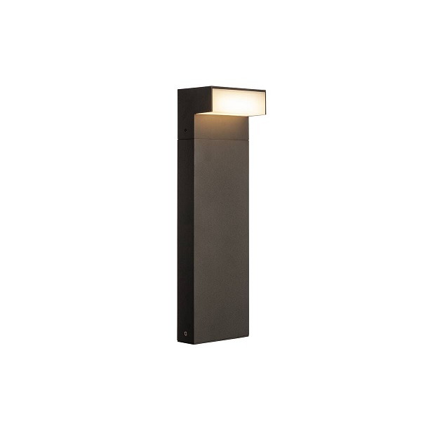 SLV 1003537 L-Line Out 50 Pole LED bolderarmatuur 7W 3000K+4000K kleur 830+840 instelbaar bij installatie met schakelaar antraciet