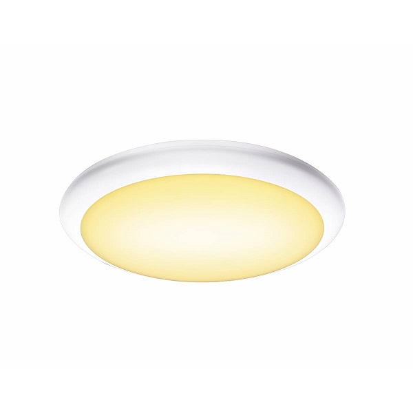 SLV 1005089 Ruba 27 LED opbouwarmatuur 12W 3000K+4000K kleur 930+940 instelbaar bij installatie met schakelaar wit