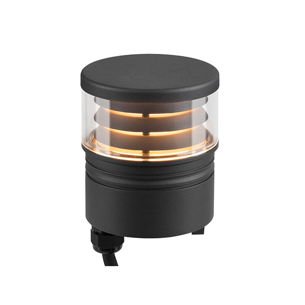 SLV 1006391 M-Pol S Louver LED bolderarmatuur 19W 2700K+3000K kleur 927+930 instelbaar bij installatie Dali dimbaar antraciet IP65