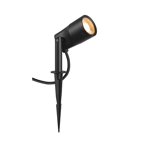 SLV 1007147 Syna Garden LED opbouwarmatuur 6W 3000K kleur 830 niet dimbaar 36° zwart IP65