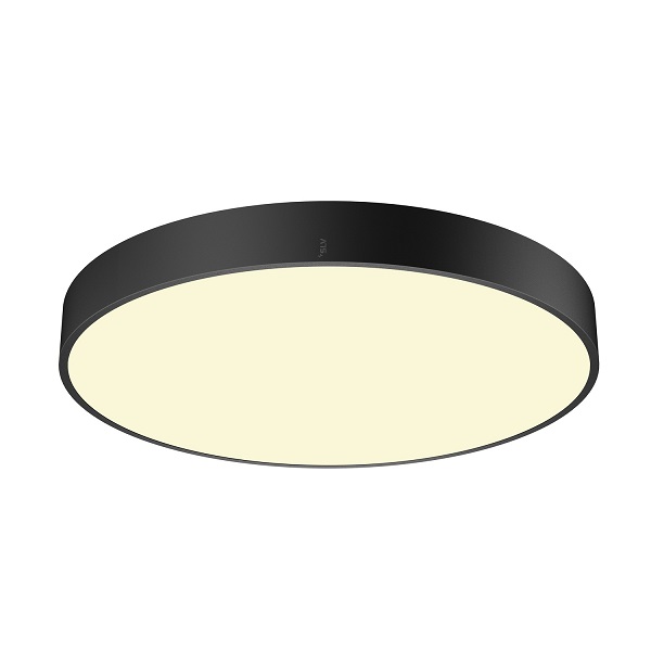 SLV 1007306 Medo Pro 60 LED plafond opbouwarmatuur 39W 930 940 3000K 4000K dimbaar opalen cover zwart