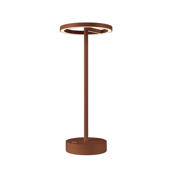 SLV 1007358 Vinolina One LED tafellamp 2,5W 827 2700K met accu en laadplaat zonder USB A voeding IP54 roest