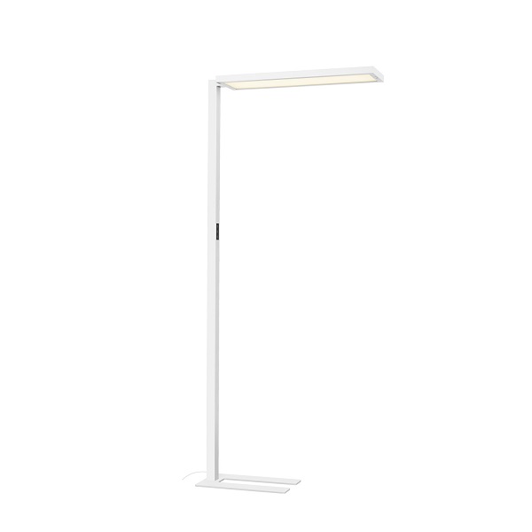 SLV 1007463 Worklight Pro Single LED staande lamp 100W 840 4000K dimbaar met touch sensor wit