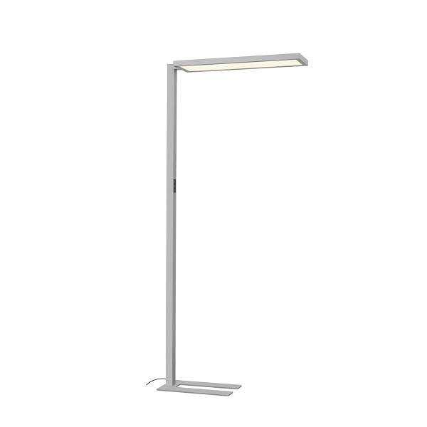 SLV 1007464 Worklight Pro Single LED staande lamp 100W 840 4000K dimbaar met touch sensor grijs