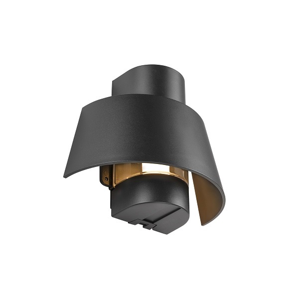 SLV 1007585 Photoni LED wand opbouwarmatuur 13W E27 conisch IP55 zwart