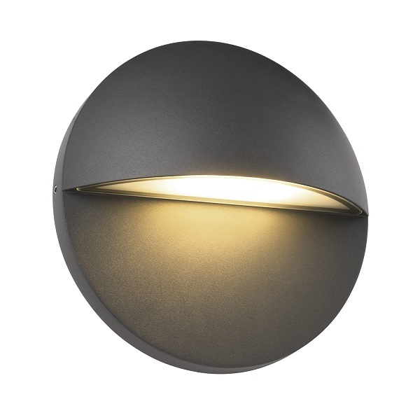 SLV 1007282 Lid II LED wand opbouwarmatuur 15W 827 830 2700K 3000K dimbaar IP65 antraciet