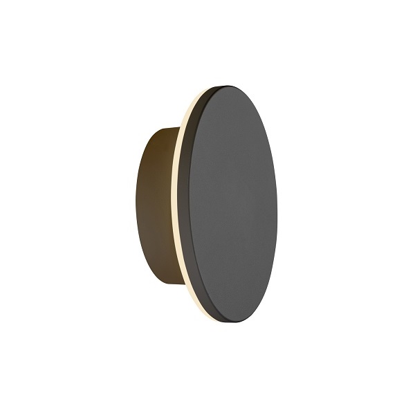 SLV 1007911 D-Ring S WL LED wand opbouwarmatuur 7,5W 927+930 2700K+3000K zwart dimbaar
