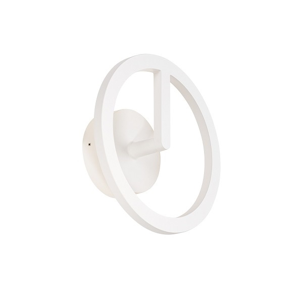 SLV 1007919 Q-Ring WL LED wand opbouwarmatuur 10W 830 3000K wit dimbaar