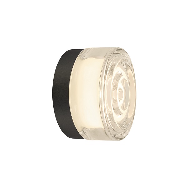 SLV 1008024 Cyft Wave CW LED wand- en plafondopbouwarmatuur 6,5W 927+930+940 2700K+3000K+4000K zwart dimbaar