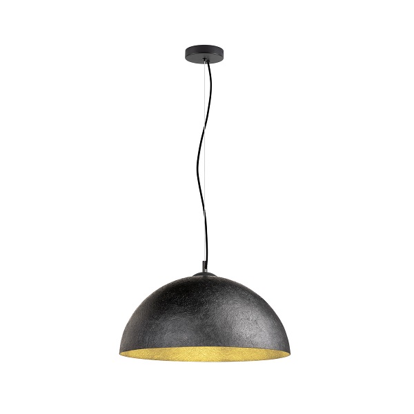 SLV 1008535 Forchini 50 PD LED pendelarmatuur 1xE27 40W zwart/goud