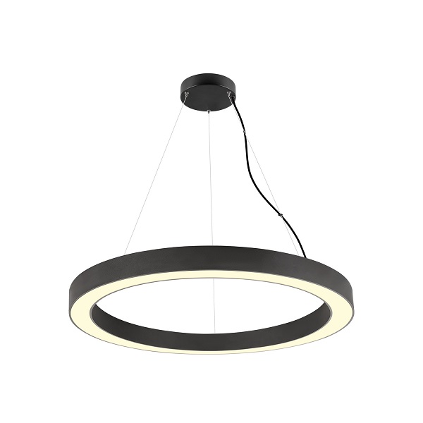 SLV 1008593 Medo Ring 90 PD LED pendelarmatuur 42W 930+940 3000K+4000K zwart 110° Dali dimbaar