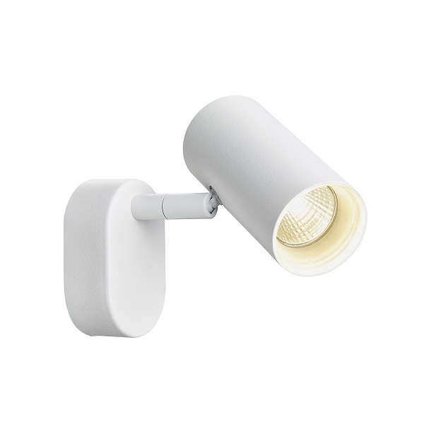 SLV 1008703 Noblo CW Single DTW LED wand- en plafondopbouwarmatuur 8W 930-920 Dim to warm 3000K-2000K wit 36° dimbaar