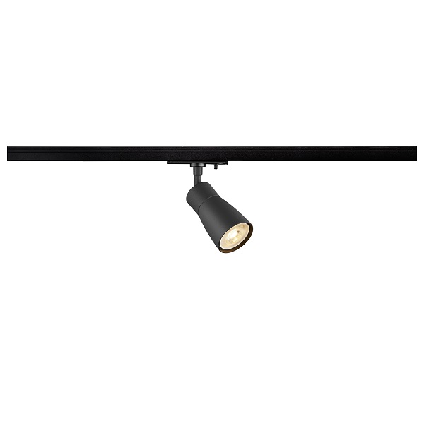 SLV Puri 2.0 Dome LED armatuur voor 1 fase rail 1xGU10 51mm 6W leverbaar in diverse uitvoeringen