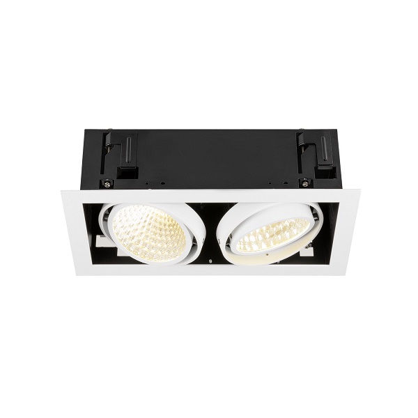 SLV New Tria 155 DL Double LED inbouwspot vast 13,6W leverbaar in diverse uitvoeringen