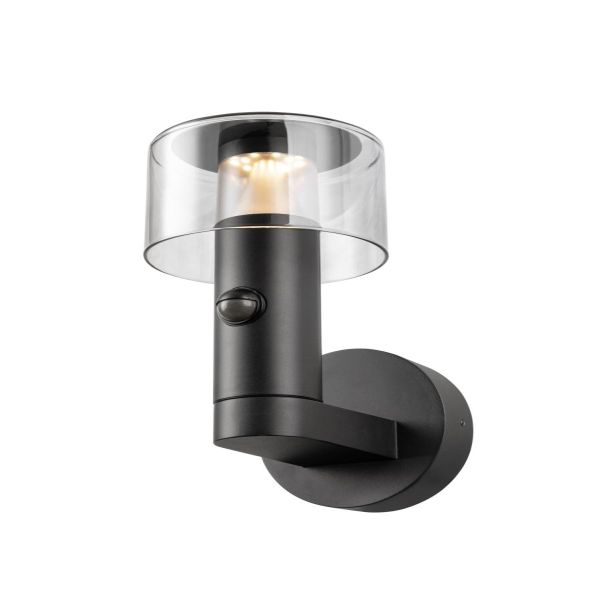 SLV 1010196 Taha II WL Sensor 10W 822+827 2200K+2700K zwart niet dimbaar