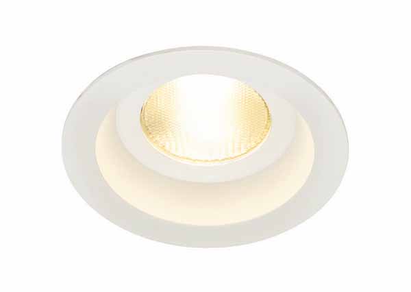 SLV 161291 Contone Round star 1xLED 3000K-2000K plafond inbouwarmatuur wit