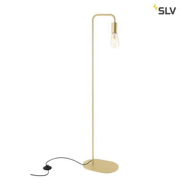 SLV Karpo staande lamp 6,5W LED 3000K kleur 930 dimbaar in 3 standen met drukknop