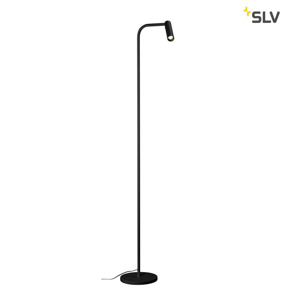 SLV 1001463 Karpo staande lamp 6,5W LED 3000K kleur 930 dimbaar in 3 standen met drukknop zwart