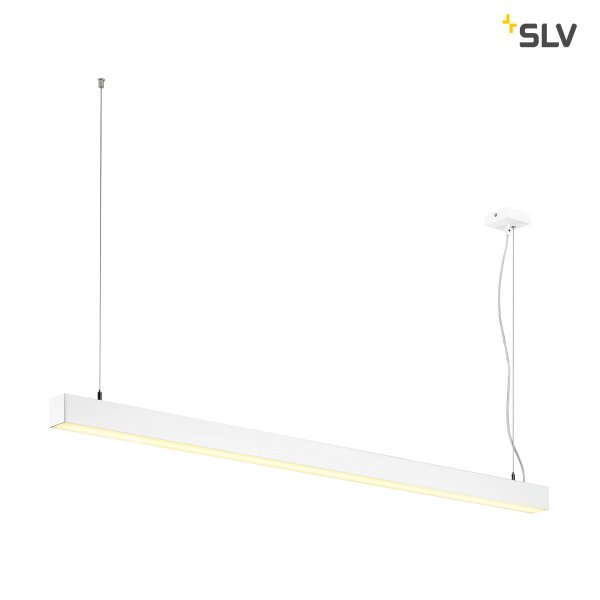 SLV 1001310 Q-Line Single LED pendelarmatuur 47W 3000K kleur 830 Dali dimbaar wit