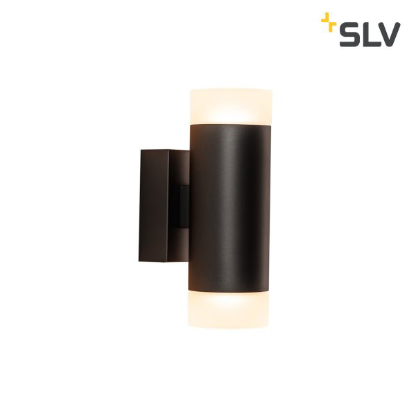 SLV 1002933 Astina Up/Down wand opbouwarmatuur GU10 LED 2x10W zwart