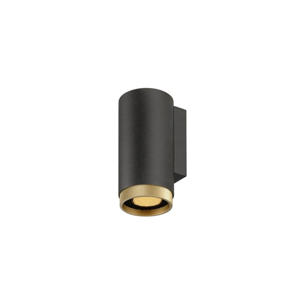 SLV 1011878 Grip! L Up or Down wand opbouwarmatuur GU10 51mm 6W dimbaar zwart