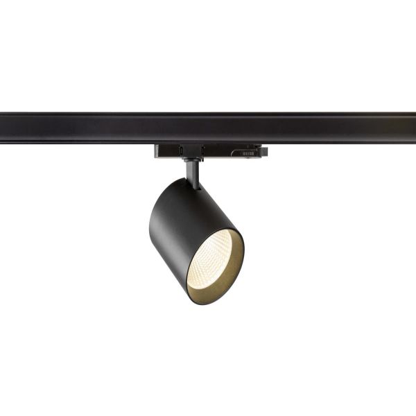 SLV 1008863 Trackspot C LED armatuur voor 3 fase rail 17W 930 3000K zwart 50° niet dimbaar