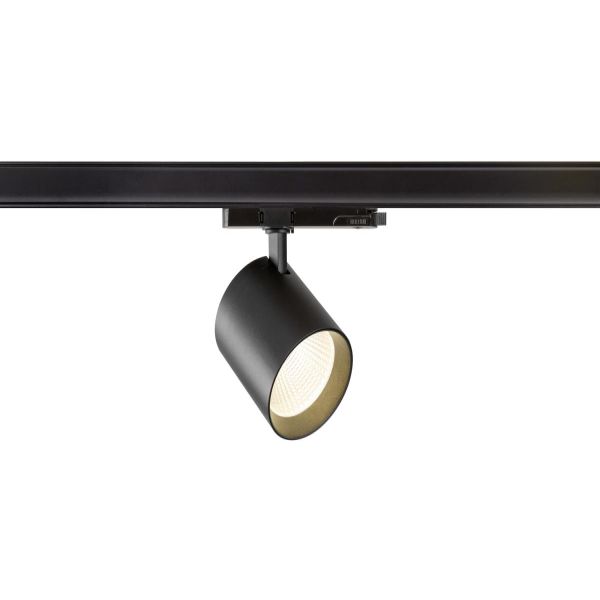 SLV 1008871 Trackspot C LED armatuur voor 3 fase rail 29W 930 3000K zwart 50° niet dimbaar