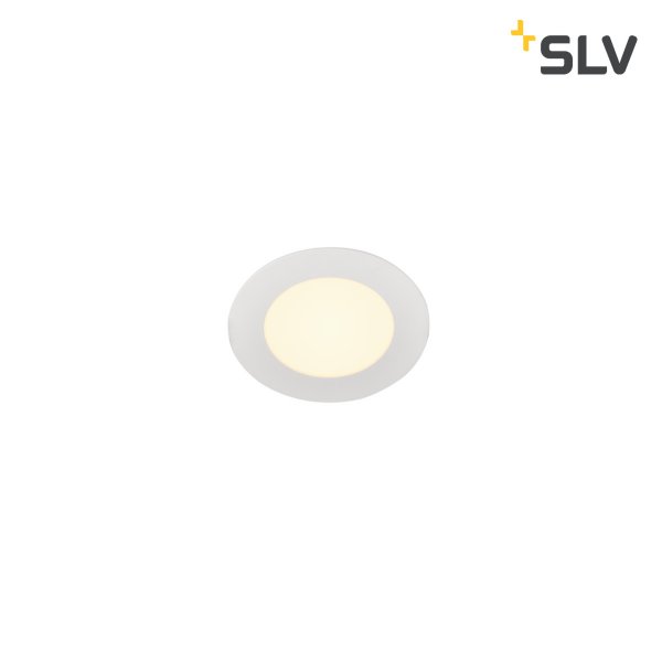 SLV 1003008 Senser 12 Round inbouw 6W LED 3000K wit