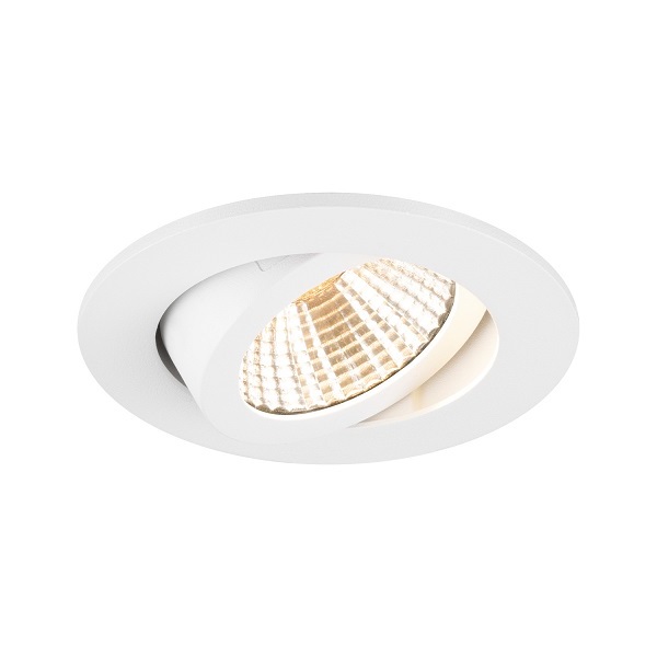 SLV 1007385 New Tria 68 DL LED inbouwspot rond kantelbaar 8,3W 927 2700K 38° dimbaar wit