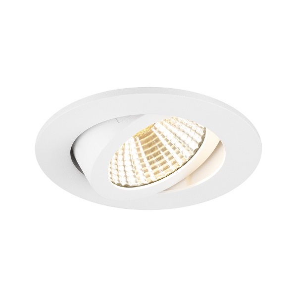 SLV 1007389 New Tria 68 DL LED inbouwspot rond kantelbaar 8,3W 930 3000K 38° dimbaar wit