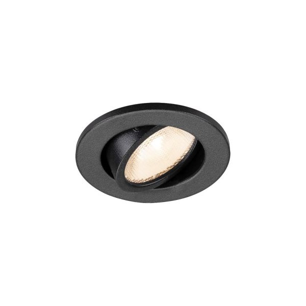 SLV New Tria 45 DL rond LED inbouwspot kantelbaar 4W niet dimbaar leverbaar in diverse uitvoeringen