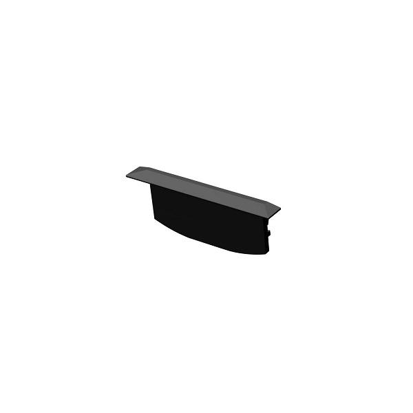 SLV 1004909 Grazia 60 eindkapjes voor inbouwprofiel zwart