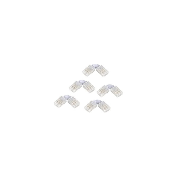 SLV 1012322 LED strip koppelstuk SMD 90° RGBW S transparant