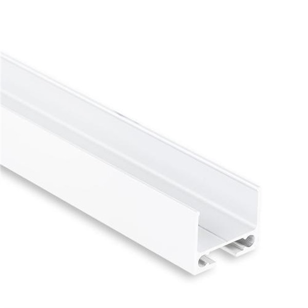 Galaxy 8107013 PL10 LED profiel 2m wit RAL9010 universeel kabelprofiel voor PL serie