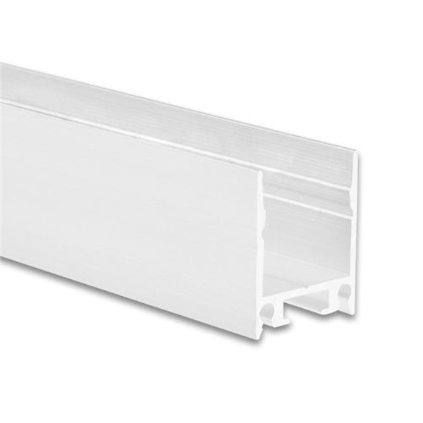 Galaxy 8123153 VA1 LED opbouwprofiel 2m wit RAL9003 indirect voor LED strips max. 16mm