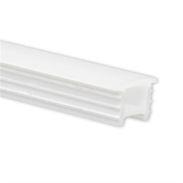 Galaxy 8123426 SR1 siliconen inbouwprofiel 5m 10x10mm opaal Twist+Bend voor LED strips max. 10mm