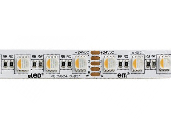 ELT 9955190 eLED VEC50-24-RGB27-24V 115W 24V DC RGBW wit 2700K 5m rol flexibele LEDstrip met 3M plakstrip IP20