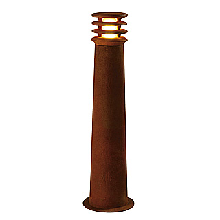SLV 229021 Rusty 70 E27 20W spaarlamp bolder armatuur IP55 elk armatuur is uniek geroest ijzer